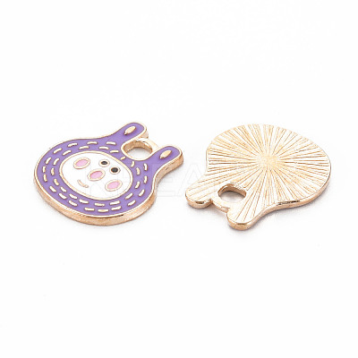 Alloy Enamel Pendants ENAM-N054-67C-NR-1