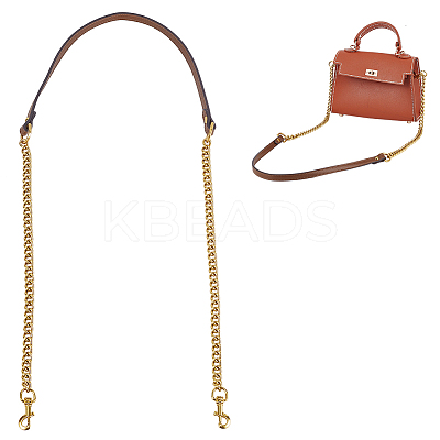 PU Leather Bag Handles PURS-WH0005-64G-1