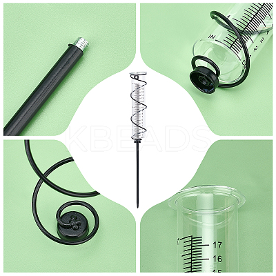 7 Inch Capacity Spiral Rain Gauge Set TOOL-WH0051-23EB-1