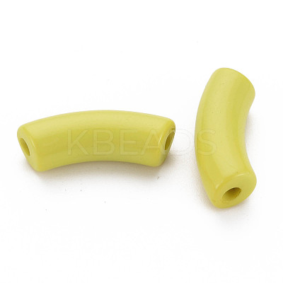 Opaque Acrylic Beads MACR-S372-001B-13-0648-1