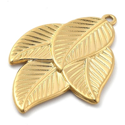 Ion Plating(IP) 304 Stainless Steel Pendants STAS-P379-02E-G-1