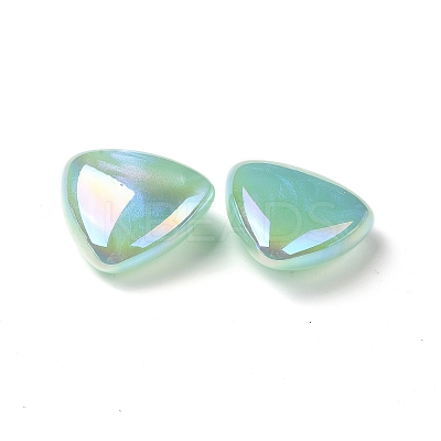 Rainbow Iridescent Plating Acrylic Beads LS-OACR-A010-11A-1