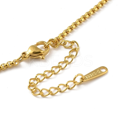 Stainless Steel Necklaces NJEW-R264-01G-1