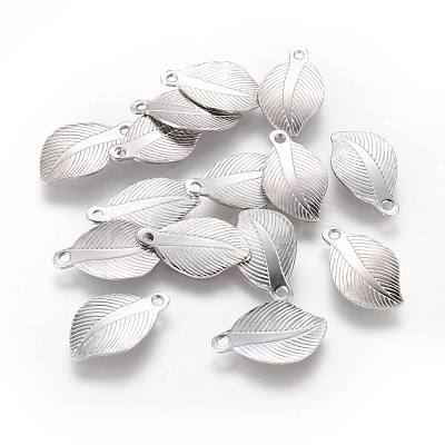 Non-Tarnish 304 Stainless Steel Charms STAS-F222-010-1