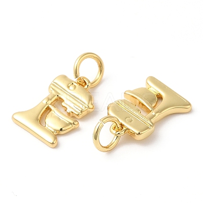 Eco-Friendly Rack Plating Brass Charms LS-KK-R143-09G-1