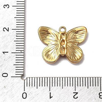 304 Stainless Steel Enamel Pendants STAS-P395-09G-1