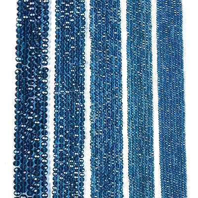 Electroplate Glass Beads Strands X-EGLA-A044-T8mm-A27-1