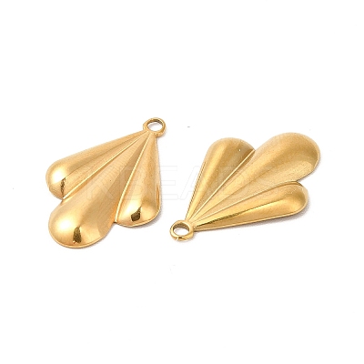 Ion Plating(IP) 304 Stainless Steel Pendants STAS-L268-003G-1