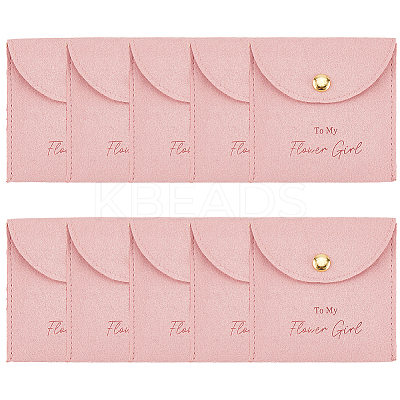 10Pcs Velvet Pouches with Snap Button ABAG-SP0001-42C-1