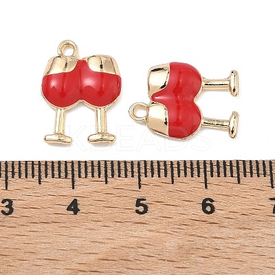 Alloy Enamel Pendants FIND-B061-03G-04-1