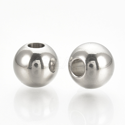 Non-Tarnish 304 Stainless Steel Beads X-STAS-S076-76B-1