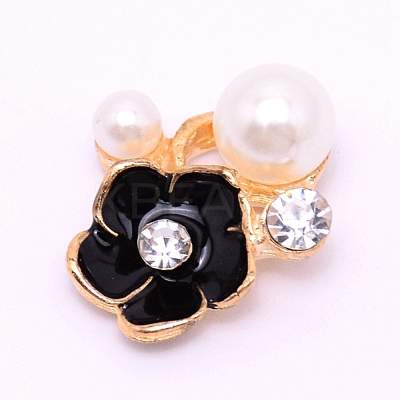 Alloy Enamel Cabochons Accessories with Enamel FIND-TAC0001-12-1