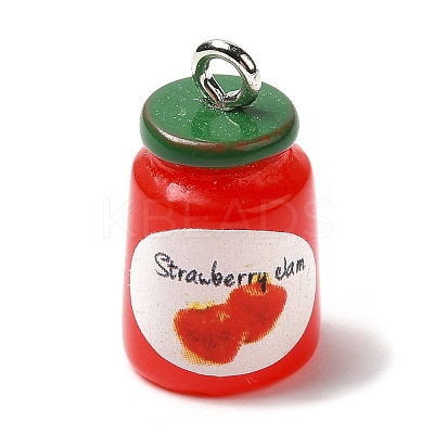 Opaque Resin Imitation Food Pendants LS-RESI-L038-06P-02-1
