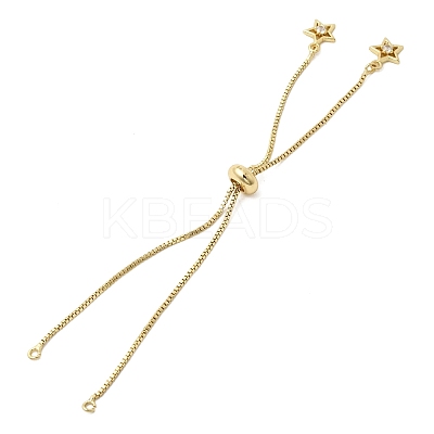 1MM Brass Box Chain Slider Bracelet Making MAK-K024-01G-1