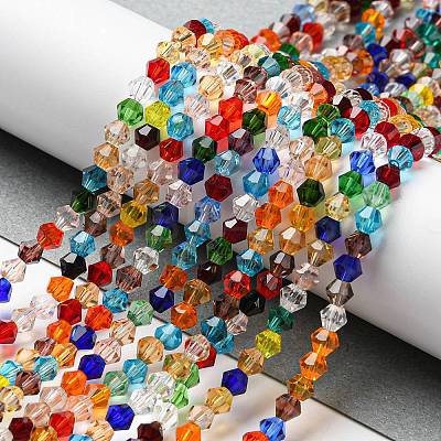 Transparent Glass Beads Strands GLAA-F029-4mm-29-1