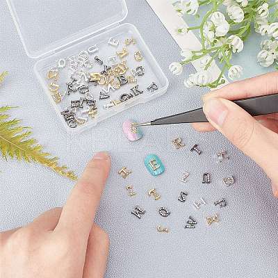 78Pcs 3 colors Alloy Cabochons MRMJ-OC0002-56-1