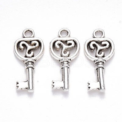 Tibetan Style Alloy Pendants TIBEP-S319-076AS-RS-1