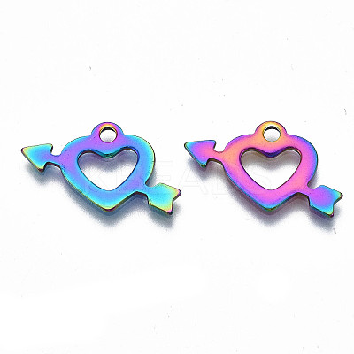 Ion Plating(IP) 201 Stainless Steel Pendants LS-STAS-S119-135-1