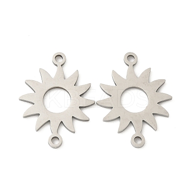 201 Stainless Steel Laser Cut Connector Charms STAS-P428-06P-1