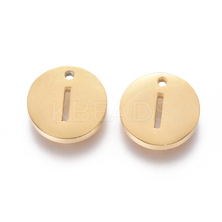 304 Stainless Steel Charms STAS-F227-11I-G-1