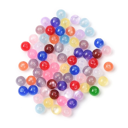 Resin Imitation Cat Eye Beads RESI-C073-03A-1