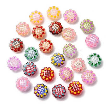 Glass Enamel Beads GLAA-C038-02-1