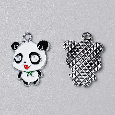 Alloy Enamel Pendants ENAM-WH0047-91-1