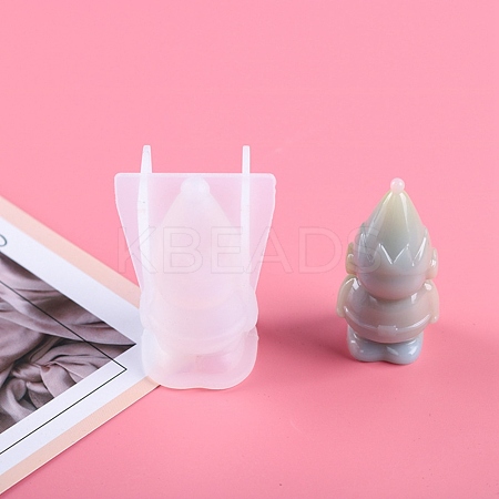 DIY 3D Christmas Gnome Display Decoration Silicone Molds DIY-G058-B06-1