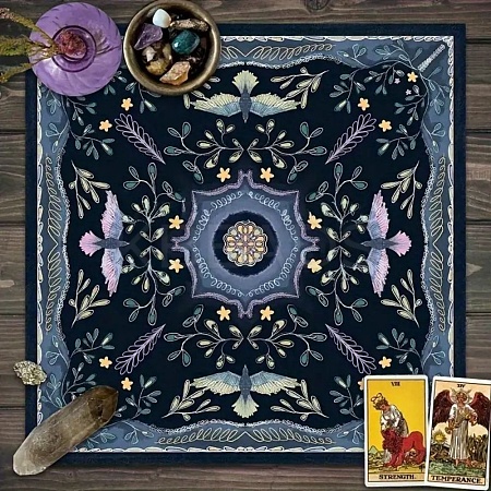 Polyester Tarot Tablecloth for Divination PW-WG9B02D-01-1