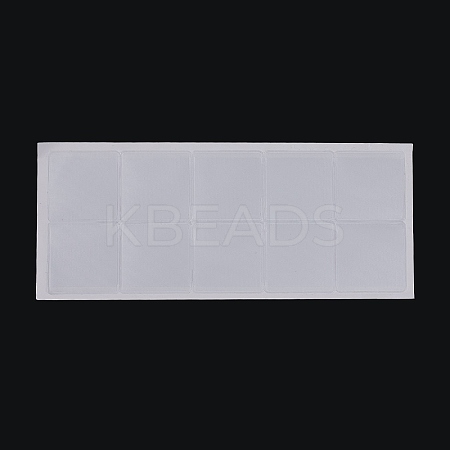 Plastic Necklace Chain Adhesive Pouch for Necklace Display Cards LS-AJEW-P088-02-1