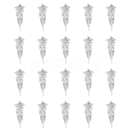 20Pcs Tibetan Style Alloy Big Pendants FIND-FH0010-41-1
