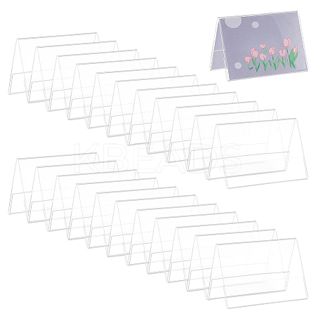 Acrylic Table Number Sign Tent Holder DIY-WH0430-644-1