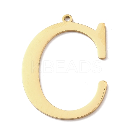 304 Stainless Steel Pendants STAS-C157-01G-C-1