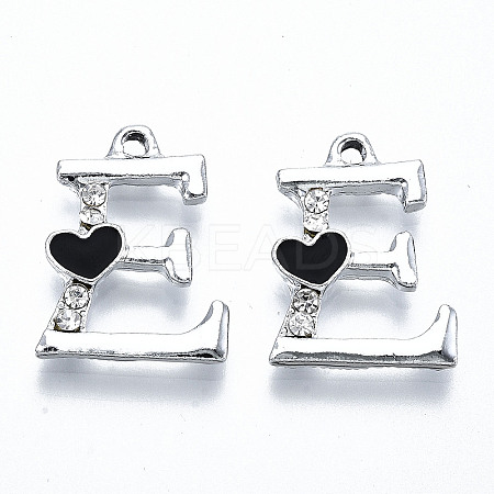 UV Plated Alloy Enamel Pendants PALLOY-S181-002-RS-1