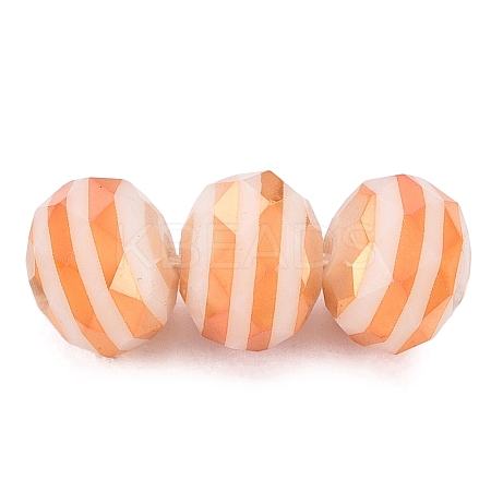 Electroplate Glass Beads EGLA-N026-01A-L01-1