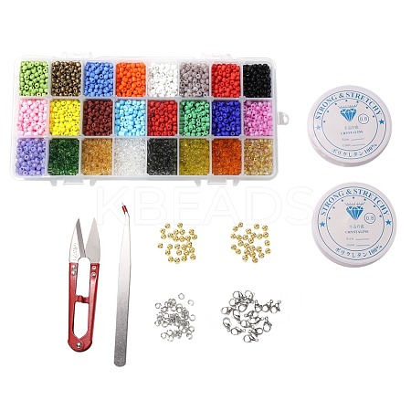 DIY Stretch Jewelry Sets Kits DIY-SZ0001-30-1