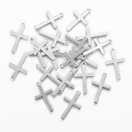 Tarnish Resistant 201 Stainless Steel Pendants STAS-L197-30P-1