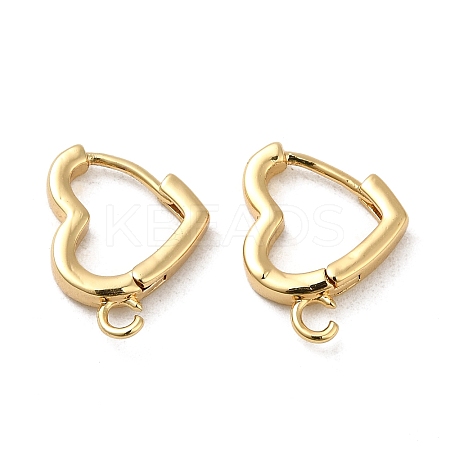 Brass Hoop Earrings Finding LS-KK-M262-1B-G-1