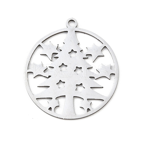 Christmas 201 Stainless Steel Pendants LS-STAS-C156-01F-P-1