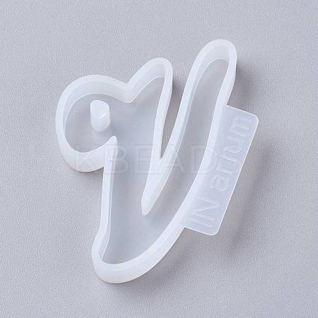 Letter DIY Silicone Molds X-DIY-I034-08V-1