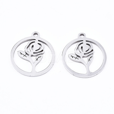 Non-Tarnish Valentine's Day 201 Stainless Steel Pendants LS-STAS-T044-204P-1
