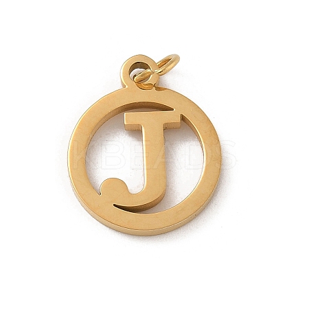 304 Stainless Steel Charms
with Jump Ring STAS-R001-02G-J-1