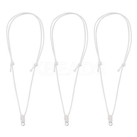 Eco-Friendly Korean Waxed Polyester Braided Adjustable Necklace Makings NJEW-TAC0015-02-1