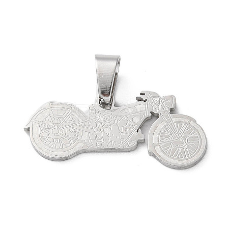 Non-Tarnish 201 Stainless Steel Pendants LS-STAS-D041-15P-1