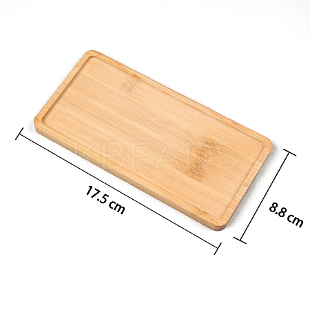 Rectangle Wood Mosaic Base PW-WG55259-07-1