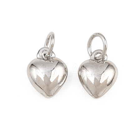 Valentine's Day Brass Charms KK-H292-57C-P-1