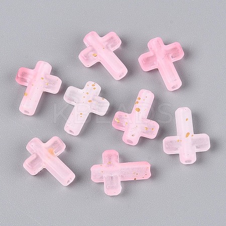 Gradient Color Transparent Acrylic Beads OACR-M023-03E-1