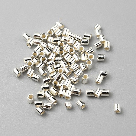925 Sterling Silver Tube Beads LS-FIND-WH0419-13-1