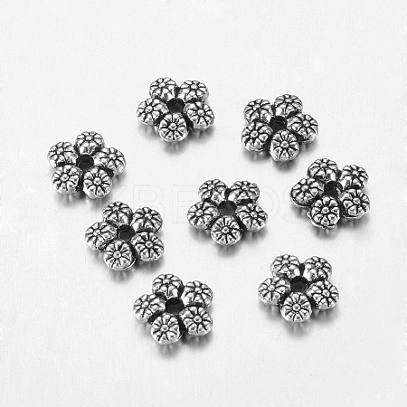 Tibetan Style Alloy Spacer Beads LS-LF10889Y-NF-1
