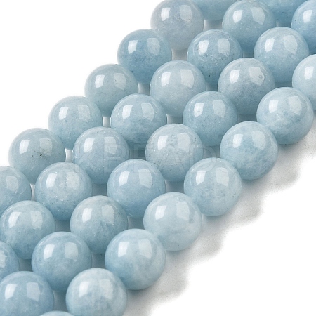 Dyed Natural Malaysia Jade Beads Strands G-G021-02C-20-1